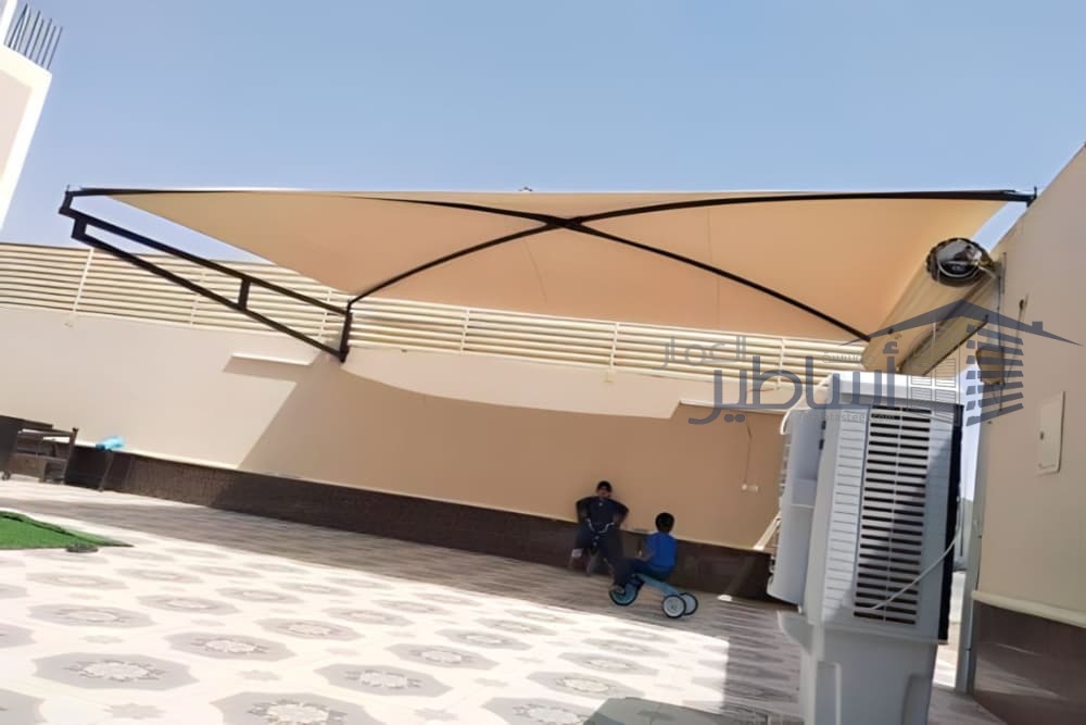مظلات وسواتر حي المغرزات بالرياض