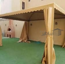 مظلات حدائق حي الملك فهد