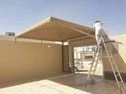 مظلات مواقف سيارات حي الملك فهد