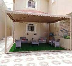 مظلات حدائق حي الملز