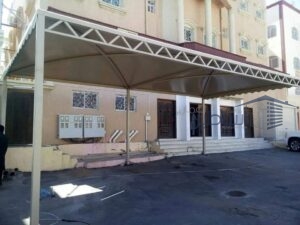 مظلات كراج حديد