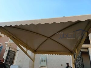 مظلات للحوش ولاسطح المنازل حي الريان