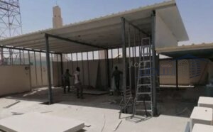 مظلات حي الملك عبدالله