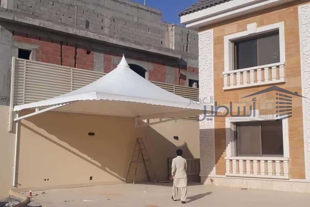 مظلات وسواتر حي الورود