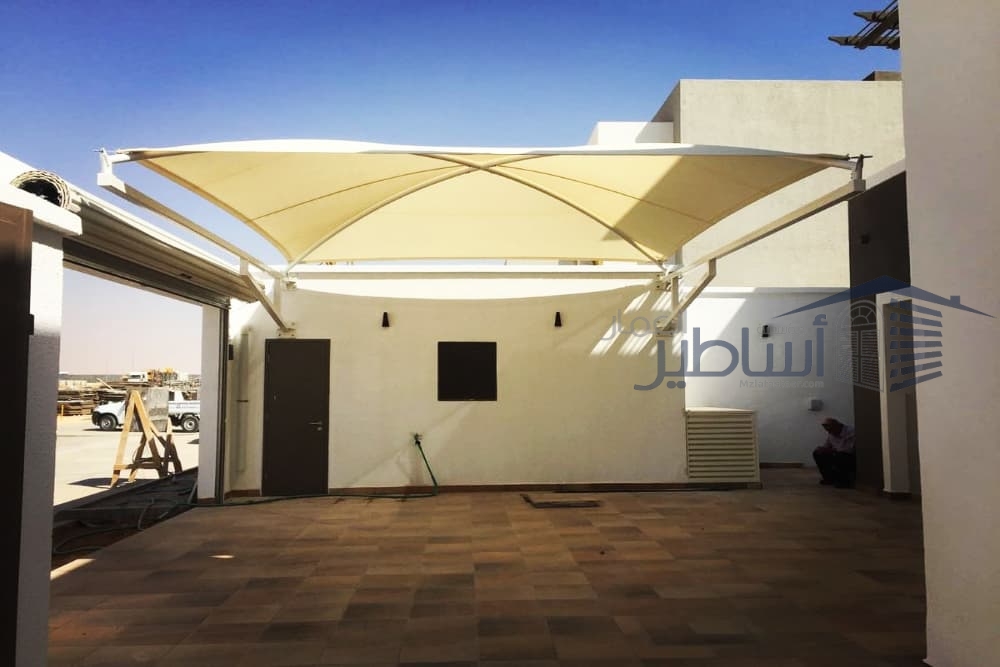مظلات وسواتر شارع التخصصي بالرياض