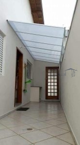 مظلات حديد مع تغطية لكسان أو قماش