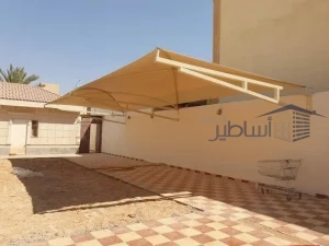 مظلات برجولات للجلسات والحدائق في حي النزهة