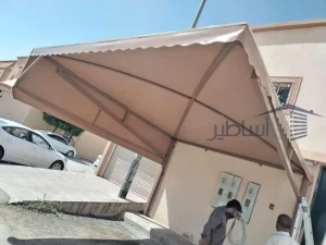 سواتر أحواش ومدارس وأسطح في حي خريص