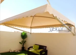 سواتر خشبية وحديد وPVC حسب الطلب في حي خريص