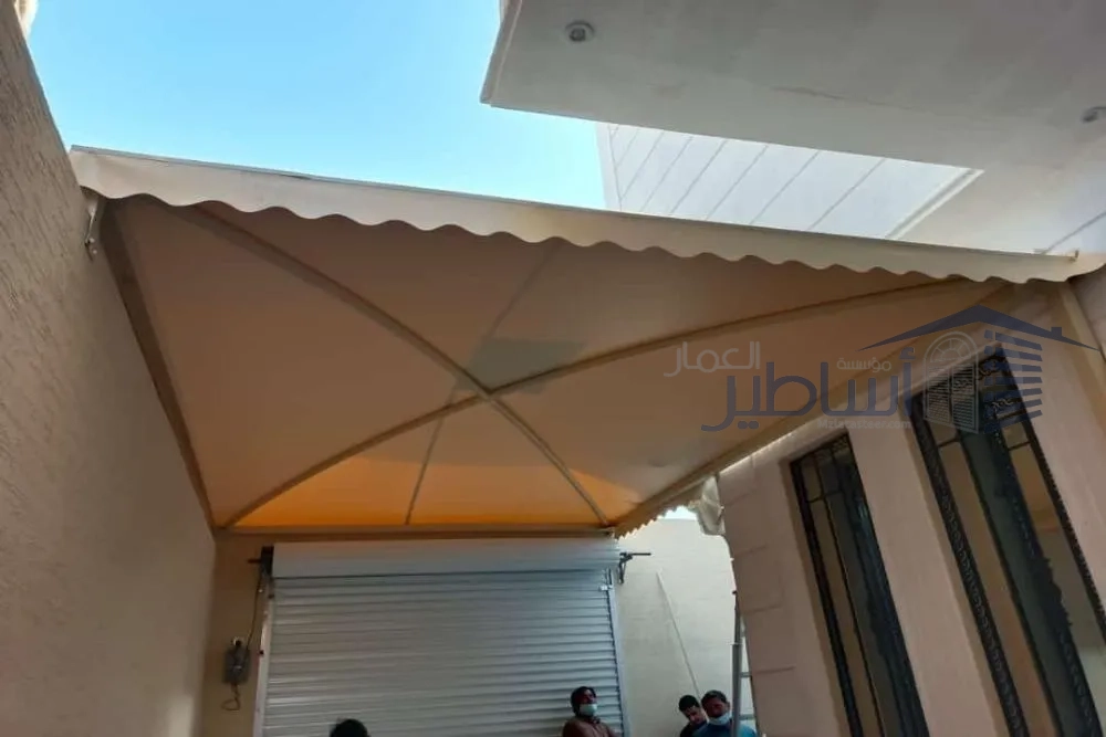مظلات وسواتر حي إشبيليا واليرموك